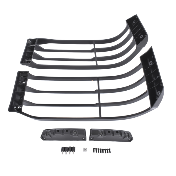 大灯护罩 Pair Front Headlamp Light Guard Set STC53193 Replacement for Land Rover Discovery 2 2003-2004-1