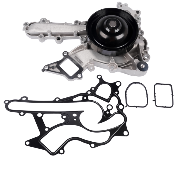 水泵 Water Pump with Gasket for Mercedes-Benz C300 C350 E350 R350 E400 GLK350 GLE350 V6 3.5L 2762000401, 2762001301-3