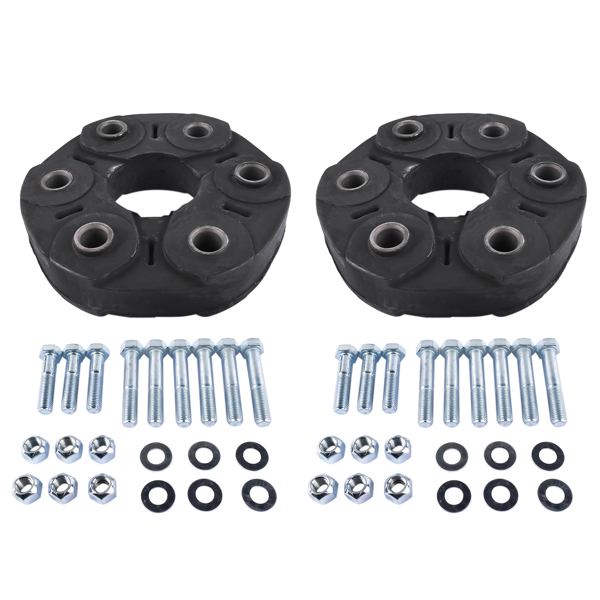 传动轴吊胶 2Pcs Driveshaft Flex Discs 2105110415 Fit for Mercedes-Benz C230 C240 C280 E280 E300 S450 SLK320 1998-2011-2