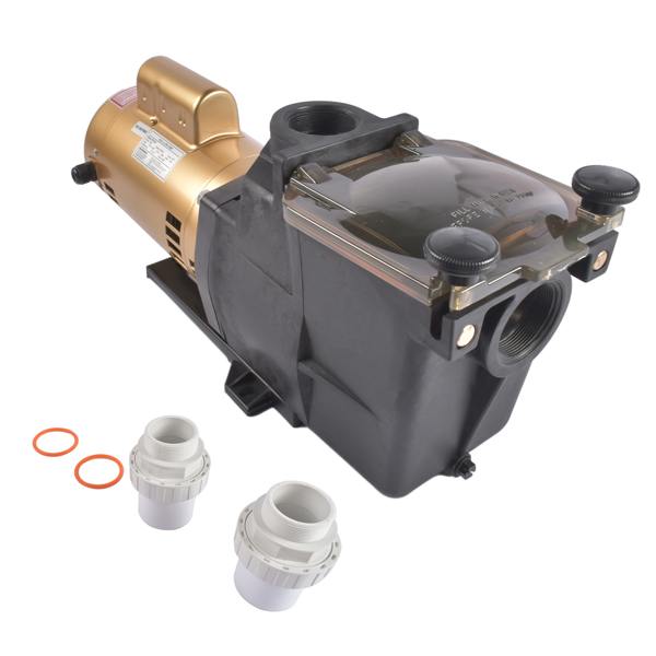 泳池水泵 1.5HP Super Pool Pump Motor 115/230V Single Speed Replacement for Hayward SP2621X25 In-Ground Pool-7