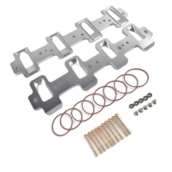 进气歧管垫片 Intake Manifold Adapters Fit for LS Cathedral Port Cylinder Head to Rectangle Port Chevrolet Corvette Camaro SS Pontiac G8 GXP 551316-4