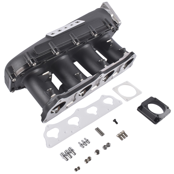 进气歧管 Ultra Race Intake Manifold Black Replacement for Honda Civic Si 2002-2005, Acura RSX TSX 2002-2006 K20A2-4