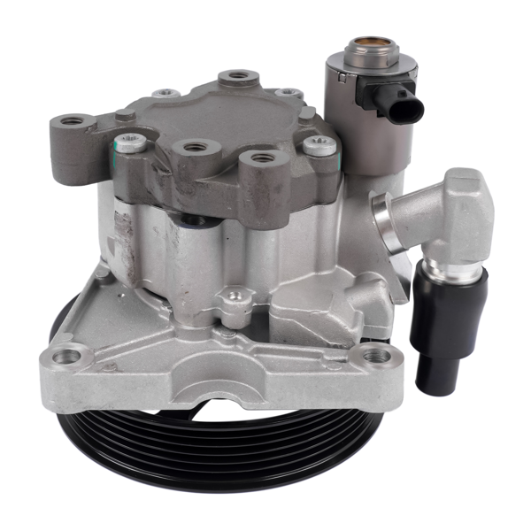 转向助力泵 Power Steering Pump with Pulley Fit for Mercedes-Benz W211/S211 E350 2006 V6 3.5L Aluminum without Reservoir 0044663601 0044663701 A0044663601-2