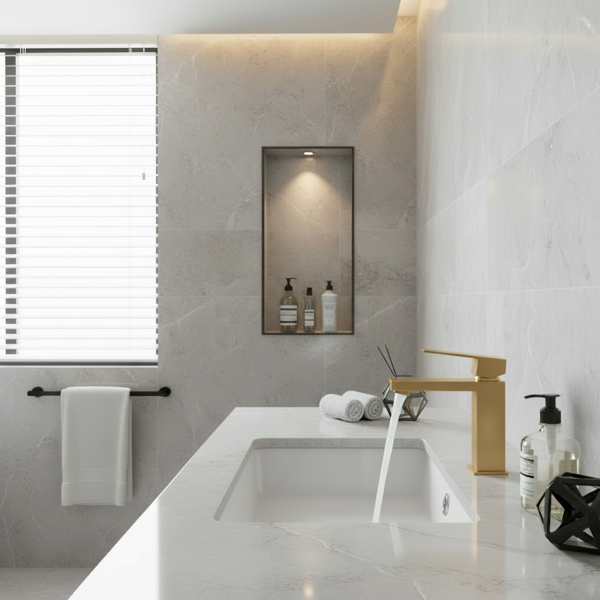 单柄浴室水龙头卫生间水龙头不锈钢单孔-T20，拉丝金【周末不发货，TK/TEMU订单仅支持自提】-7