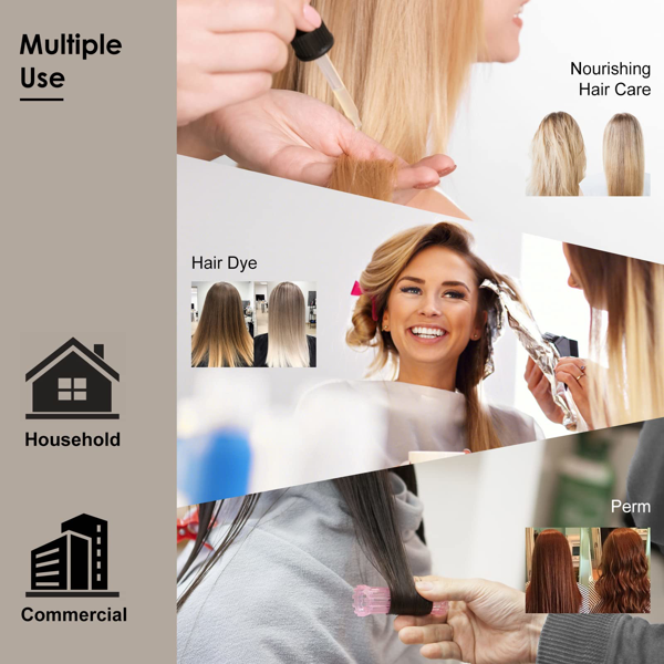 自然黑发专用立式蒸发器，带加热功能的加深护理蒸汽帽，可调节高度与角度，热雾保湿护色，家用沙龙级护理-7