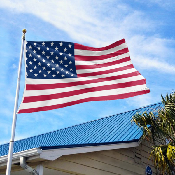 4件4x6英尺120*180cm美国国旗印花尼龙美国带黄铜镶边庭院装饰节日装饰用国旗(物流仅支持发USPS，TK/TEMU仅自提)-7