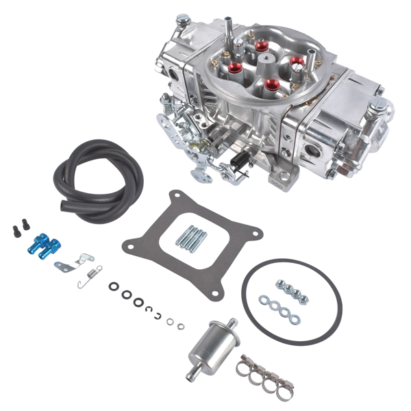 化油器 Mechanical Secondary Carburetor 4-Barrel Silver Fit for BR-67202 950 CFM Aluminum-2