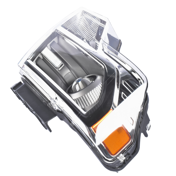 汽车大灯 Right Side HID/Xenon Chrome Projector Headlight Replacement for 2013-2014 Ford F-150 DL3Z13008AB FO2519120-1