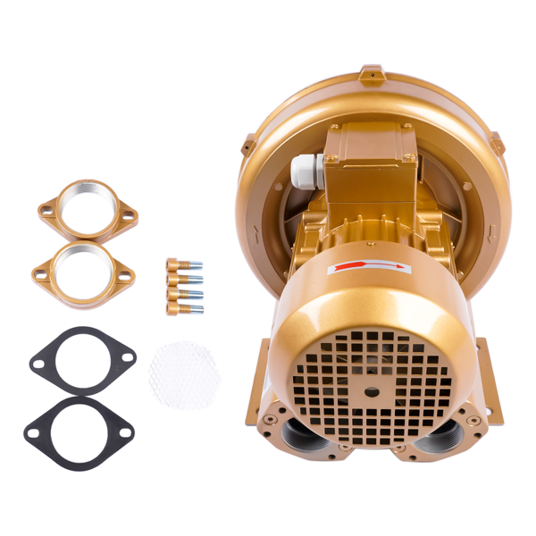 高压风机 GHBH 1D7 34 1R4 Regenerative Blower 2.0Hp 102CFM 220mBar 220V-480V 3 Phase 60Hz 1.5KW-9