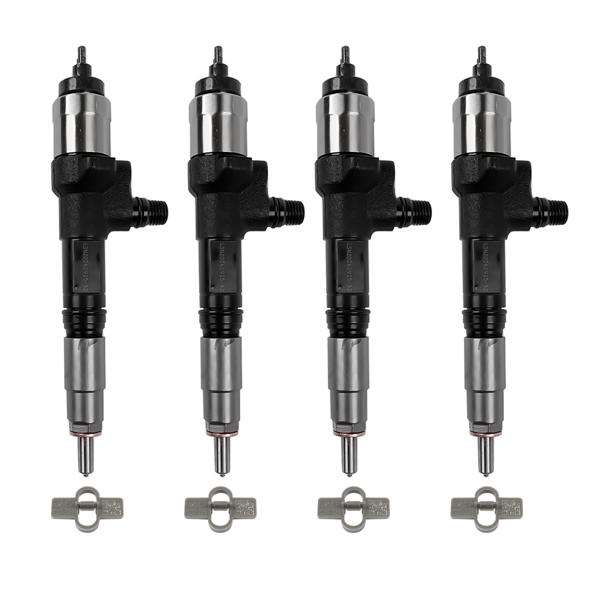 喷油器 Set of 4 Common Rail Fuel Injectors Fits for Kubota V3800 V3800T 3.8L 1J50053052-1