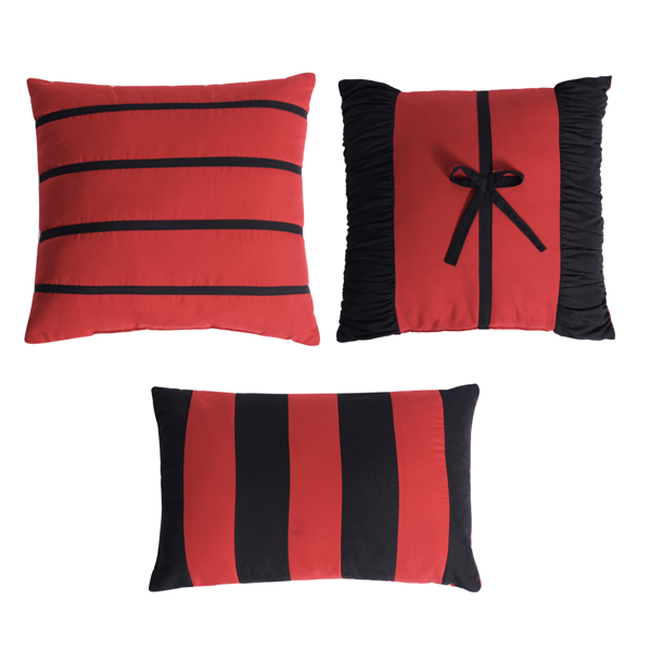 7件套特大号超细纤维荷叶边拼布被子-6