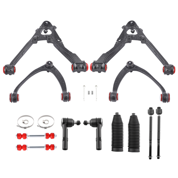 12件式前后上控制臂，适用于凯迪拉克凯雷德、雪佛兰Silverado Sierra 1500（2007-2013款）-1