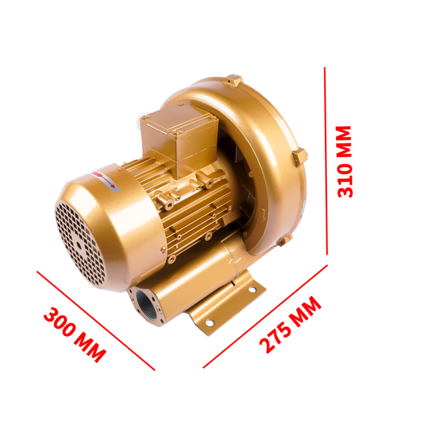 高压风机 GHBH 1D7 34 1R4 Regenerative Blower 2.0Hp 102CFM 220mBar 220V-480V 3 Phase 60Hz 1.5KW-6