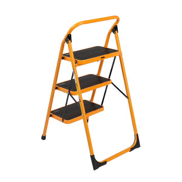 3踏步铁梯低扶手 姜黄色-4