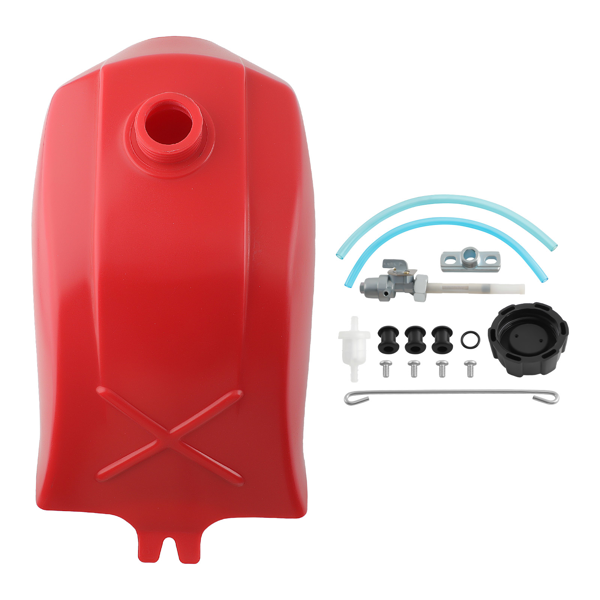 燃油箱套件Plastic Gas Fuel Tank Kit for Honda ATC250ES Big Red 250 1985 1986 1987 FT49050-1