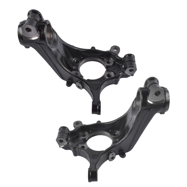 转向节 1 Pair Front Steering Knuckle Spindle Fit For Nissan Rogue 2.0L 2.5L L4 2014-2020 Black Metal 40015-4BA0A 400154BA0A 40014-4BA0A 400144BA0A-1