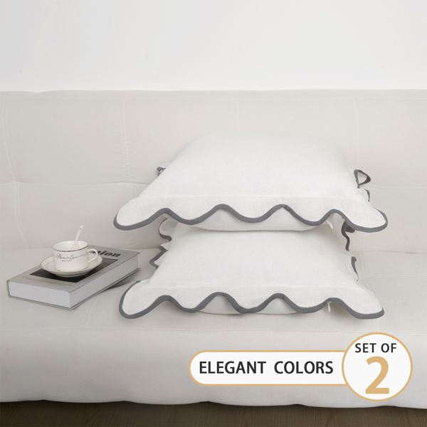 2 件装装饰美观抱枕套 18"x18"【TEMU&TK仅支持自提】-5