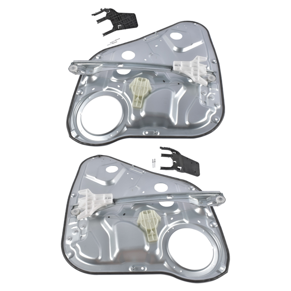 玻璃升降器 2Pcs Rear Window Regulators with Motor 834812B000 834712B000 Fits for Hyundai Santa Fe 2.7L 3.3L 2007-2009-3