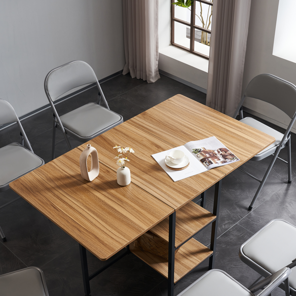 【同款编码：31709558】6pcs PVC 钢管 灰色 软包折叠椅 40*45*78cm-19