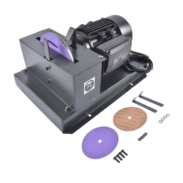 磨刀机 Blade Sharpener 500W w/ 7" Grinding Wheel 60-Grit Ceramic Sandpaper & Bracket-7