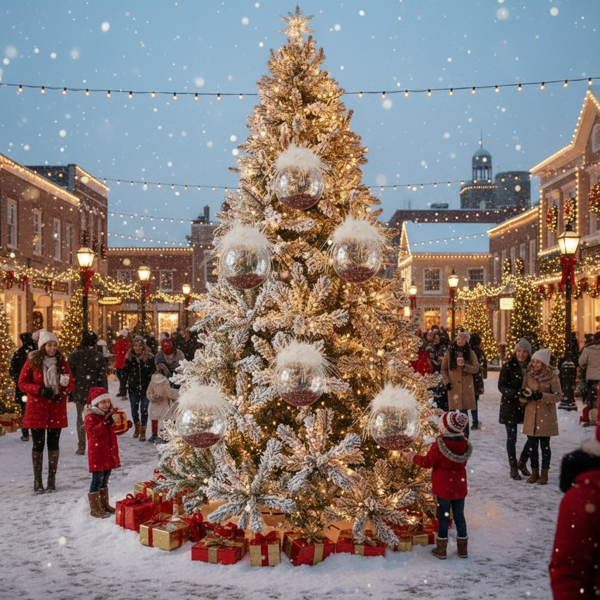 6件套3.9英寸玻璃圣诞装饰品，用于树木和节日派对装饰的装饰挂球，用于节日家居装饰FBA发货-12