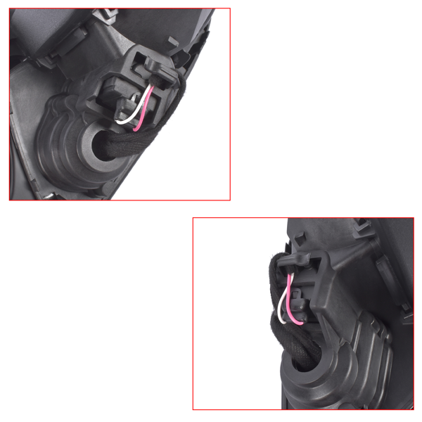 后视镜 2Pcs White Power Door Mirrors with Memory Heated Fits for Tesla Y 2020-2023 1594112-00-C 1594111-00-C-9