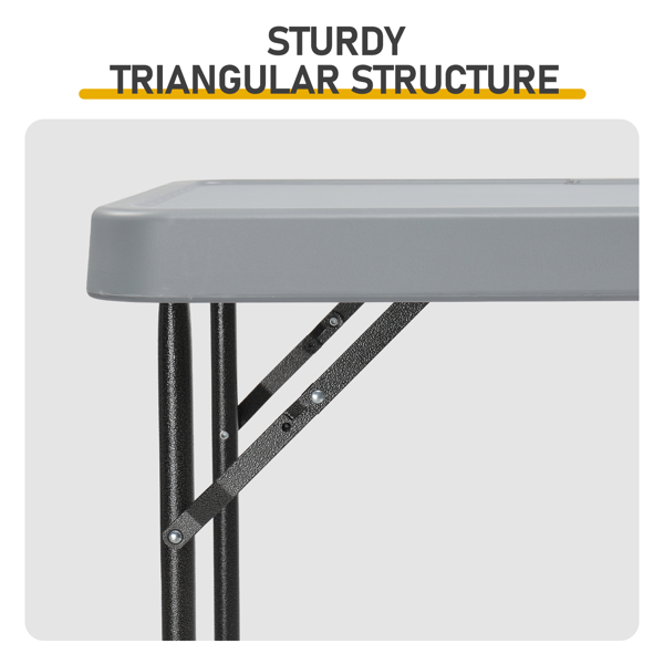 115*60*94.5cm 灰色 户外杀鱼桌 HDPE 长方形-4