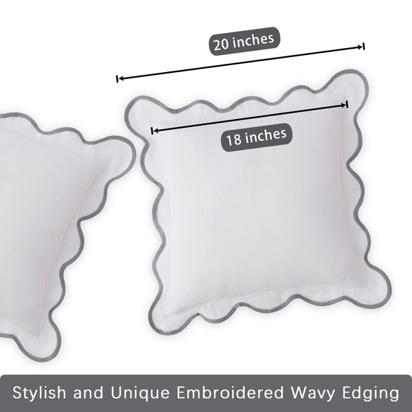 2 件装装饰美观抱枕套 18"x18"【TEMU&TK仅支持自提】-3