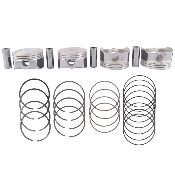 活塞套装 Engine Piston & Ring Set For Hyundai Sonata Tucson Kia Santa Fe Kia Optima Sportage G4KD 2.0L L4 GAS DOHC 2005-2012 234102G000, 230402G200-6