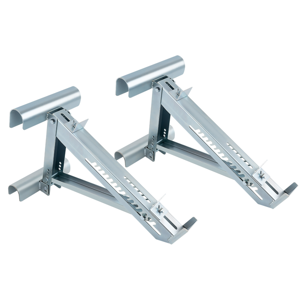 2x 梯式脚手架延伸套件（2档调节）最高延伸20英寸稳定可调式-4