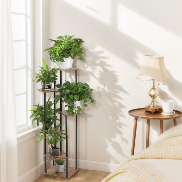 6层 铁木 116*30*30cm 铁木植物架-20