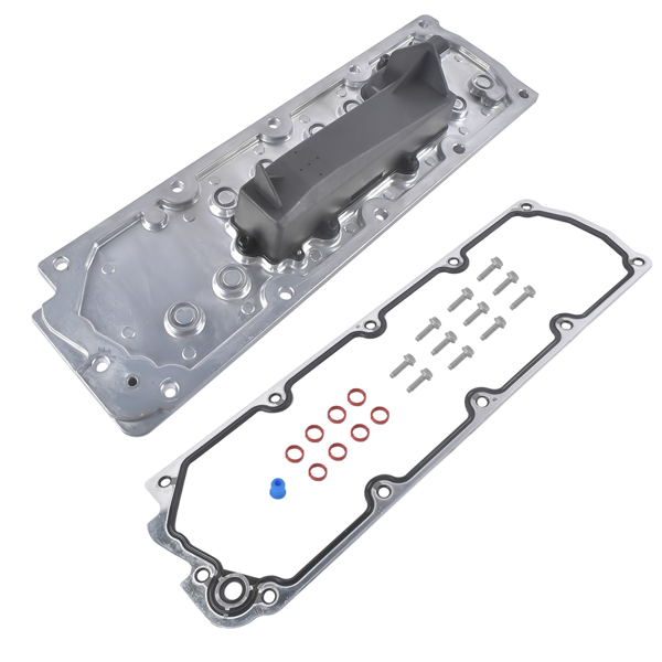停缸系统 Engine Block Valley Cover Fit for GM Gen IV LS Engines Chevrolet Camaro SS 2010-2015-7