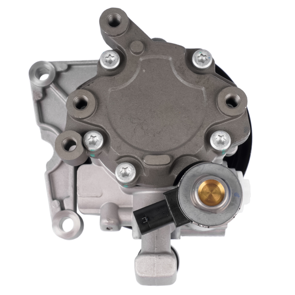 转向助力泵 Power Steering Pump with Pulley Fit for Mercedes-Benz W211/S211 E350 2006 V6 3.5L Aluminum without Reservoir 0044663601 0044663701 A0044663601-4