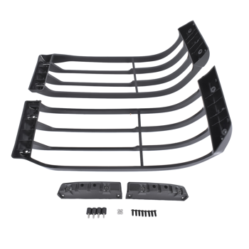 大灯护罩 Pair Front Headlamp Light Guard Set STC53193 Replacement for Land Rover Discovery 2 2003-2004