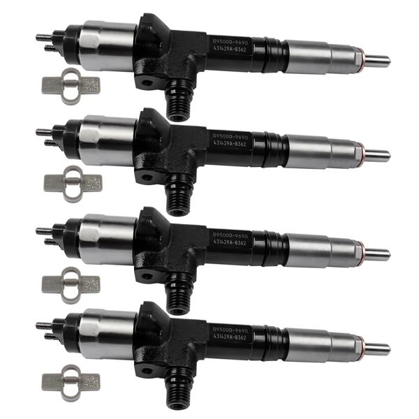 喷油器 Set of 4 Common Rail Fuel Injectors Fits for Kubota V3800 V3800T 3.8L 1J50053052-5