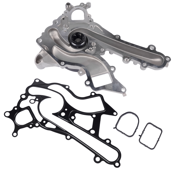 水泵 Water Pump with Gasket for Mercedes-Benz C300 C350 E350 R350 E400 GLK350 GLE350 V6 3.5L 2762000401, 2762001301-5