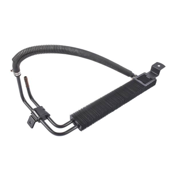 动力转向油冷却器 Power Steering Oil Cooler Fit for Chevy Avalanche Silverado Tahoe Suburban GMC Sierra Yukon Cadillac Escalade Black Steel 25918689 918-309 918309-3