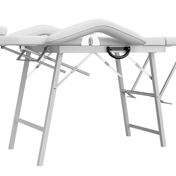 便携式美容床，可调三段按摩床，折叠按摩椅，沙龙美容纹身椅-5