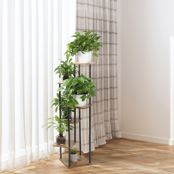 6层 铁木 116*30*30cm 铁木植物架-21