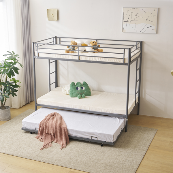 【同款编码：88733738】灰色 Twin&Daybed 双层上下床 铁床 美国 单独Daybed-7