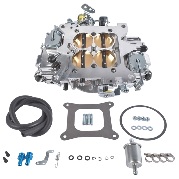 化油器 Mechanical Secondary Carburetor 4-Barrel Silver Fit for BR-67202 950 CFM Aluminum-5