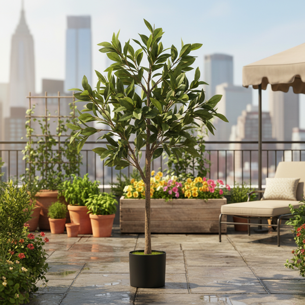 人造树圣诞节盆栽假植物天然绿树度假客厅办公室家居装饰FBA发货-10