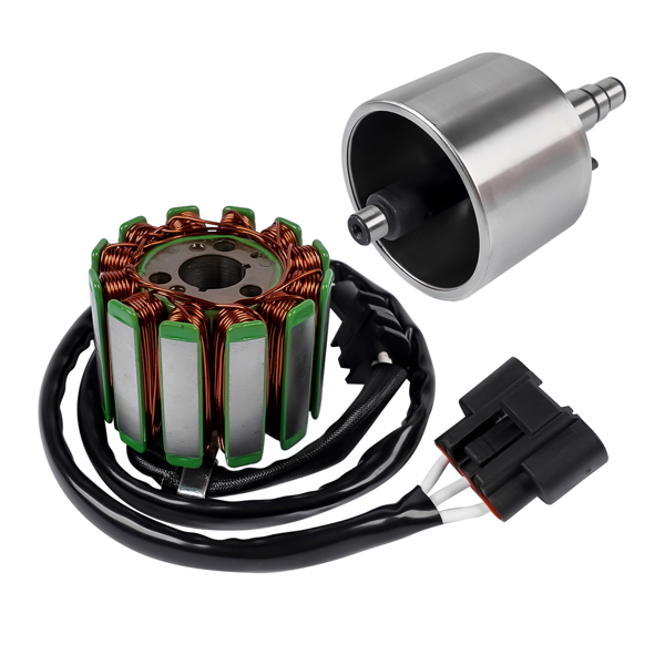 定子线圈和飞轮 Magneto Stator Flywheel Rotor Fit for Yamaha YZF R1 2D1-81410-10-00 2SH-81450-00-00-7