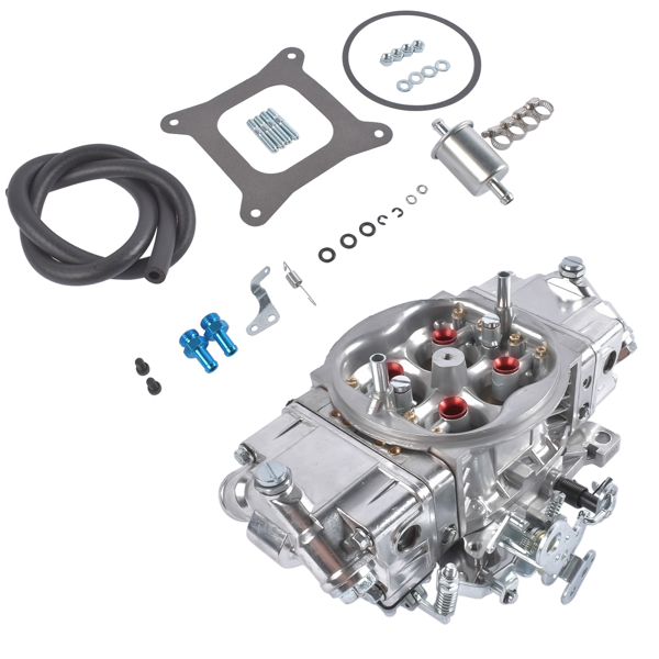 化油器 Mechanical Secondary Carburetor 4-Barrel Silver Fit for BR-67202 950 CFM Aluminum-3