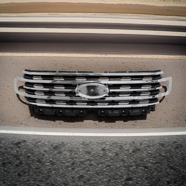 福特远征2018-2021前保险杠格栅上部格栅镀铬LL1Z8200BB-15