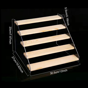 手办阶梯式列架展示架 五层30厘米（tk/temu下自提）