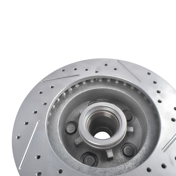 刹车盘套装 Disc Brake Kit Fit for Chevrolet GMC 3100 Base Half-Ton Pickup Truck Drilled/Slotted-7