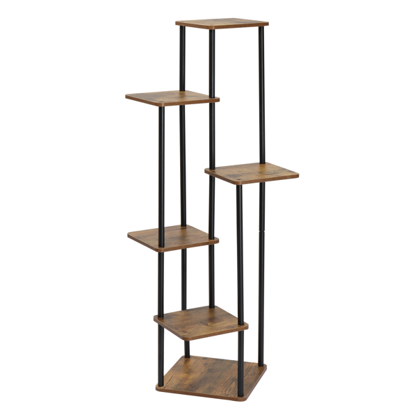 6层 铁木 116*30*30cm 铁木植物架-7