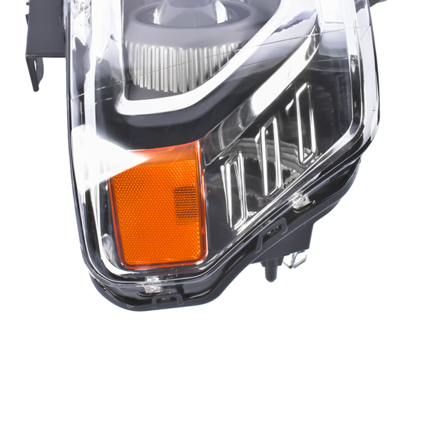 汽车大灯 Right Side HID/Xenon Chrome Projector Headlight Replacement for 2013-2014 Ford F-150 DL3Z13008AB FO2519120-12