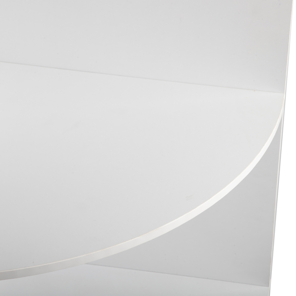 15厘E0刨花板麻面 转角三层1门一抽 沙龙柜 白色-6